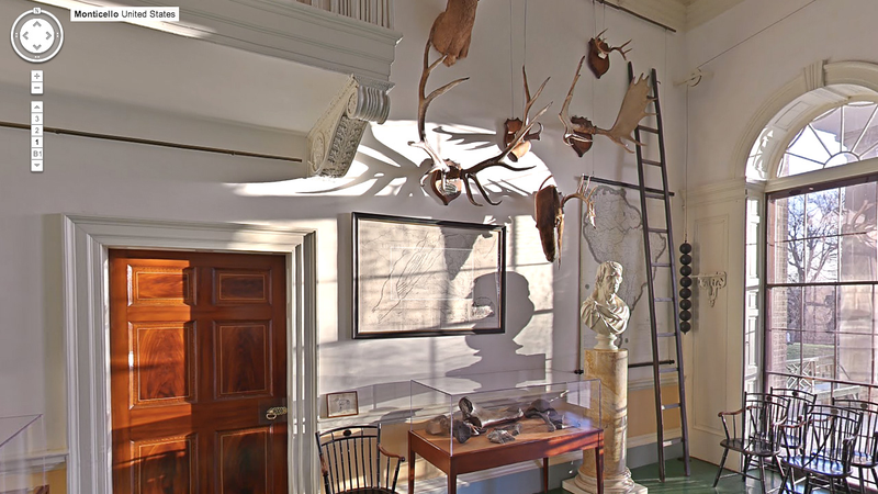 Illustration for article titled Google Maps Street View Now Lets You Explore Thomas Jefferson's Digs